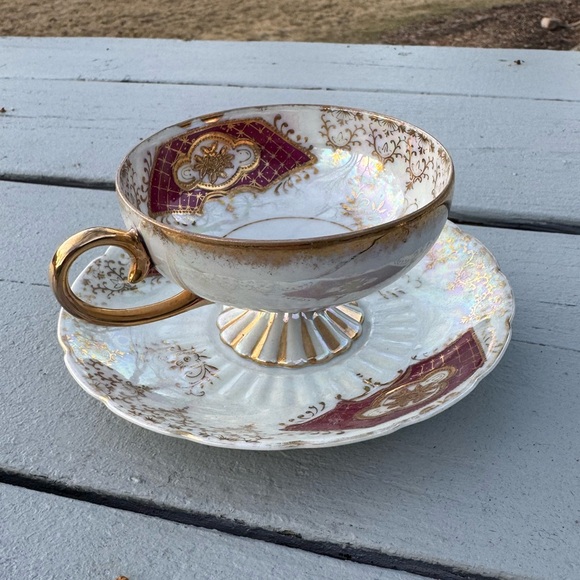 ✨ Vintage Royal Sealy China Footed Teacup & Saucer – Japan (Pre-Owned) ✨ - Picture 5 of 14